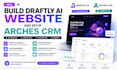 build draftly ai website and setup arches CRM automation, draftly ai 3d website