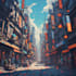 fill with colors your favourite city spots, venues