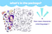 chibi doodles, postcard, stickers illustrations, custom made