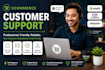 provide ecommerce customer support and live chat management