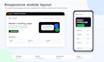 build a responsive HTML CSS javascript landing page