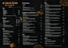 design a modern and professional restaurant menu