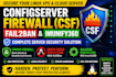 setup config server firewall csf security imunify360 fail2ban web hosting server
