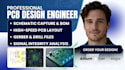 do esp32 pcb design, schematic, iot pcb layout, bom for embedded system in kicad
