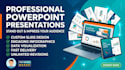 design a professional presentation and PPT slides