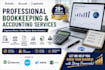 do bookkeeping, quickbooks, financial statements and taxes