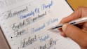 write beautiful handwritten letters and calligraphy for you