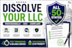 dissolve your US llc, terminate corporation, and file state dissolution