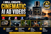 create cinematic ai ad videos