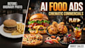 create creative video ads restaurant promo, food promo ads