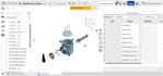model your projects assembly in cad software
