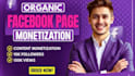 complete facebook page monetization criteria and create fb faceless videos