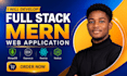develop a full stack mern web application