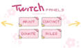 do twitch pixel art panels in my style
