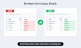fix and create excel formulas and solve any spreadsheet errors