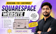 redesign squarespace website customise fix squarespace issue