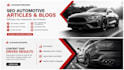 write SEO automotive articles and blogs
