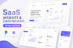 design modern saas website and dasboard in figma