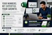 do bookkeeping, financial statements and excel modeling