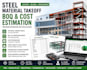 do steel material takeoff, bom and cost estimation