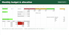 create a custom excel budget tracker and finance spreadsheet