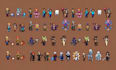 do pixel art spritesheet 2d pixel game art isometric pixel character animation