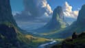 hand paint environment art