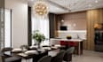 design modern interior with realistic 3d rendering