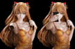build 3d anime character in blender ready for website, vtuber avatar, blendshape