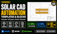 create solar cad templates with dynamic title blocks