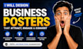 create business flyer and eye catching promo post design