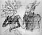 draw a custom dark art tattoo design