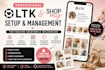 set up your ltk shop for influencers and creators