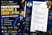 write a professional resume and cover letter