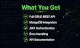 build a rest API backend with nodejs express and mongodb