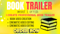 create a cinematic book trailer amazon book trailer and promo video