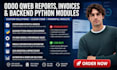 design custom odoo qweb reports invoices and backend python modules