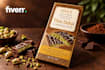 premium chocolate packaging, label design