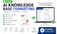 format ai knowledge base, markdown and technical documentation