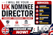 appoint compliant UK nominee director for ltd company registration