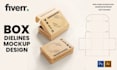 do box design, mailer subscription box design and mockup