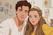 design a personalized disney fairy tale couple