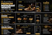 design a luxury restaurant website with online table reservation
