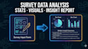 analyse your survey data stats, visuals, insights