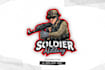 create a custom veteran logo with military style