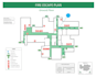do autocad 2d drafting floor plans and fire escape plans