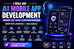 do ai mobile app development, android ios app, saas app, ai software developer
