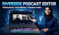 edit riverside streamyard and remote video podcasts