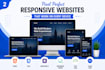 create a responsive HTML CSS bootstrap landing page