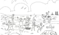 do detailed colouring book illustrations